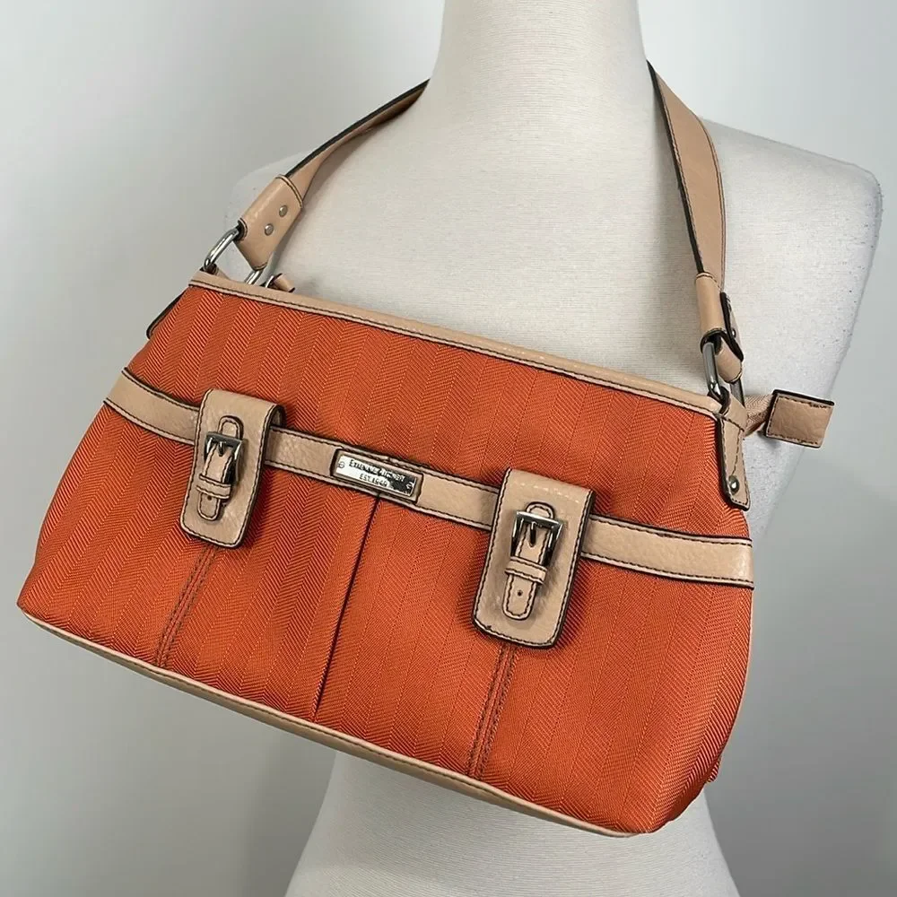 Etienne Aigner Shoulder Bag Medium Orange Purse